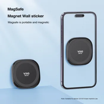 VRIG MG-02 Magsafe Здрав Магнитен Държач за мобилен телефон с твърда вложка за iPhone 14 13 12 / Pro / Pro Max за кола HUAWEI Samsung Xiaomi