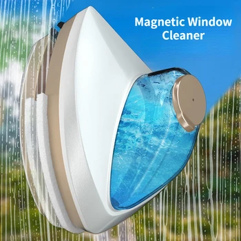 Домакински Магнитна Чистачка С Автоматично Товаро Вода Четка за почистване на стъкла За Прозорци С Двойно Странично Стеклоочистителем Набор от Инструменти За Почистване