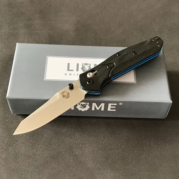 Открит Тактически Сгъваем Нож Liome два цвята G10 Дръжка Къмпинг Спасителни Безопасни Джобни Ножове EDC Инструмент